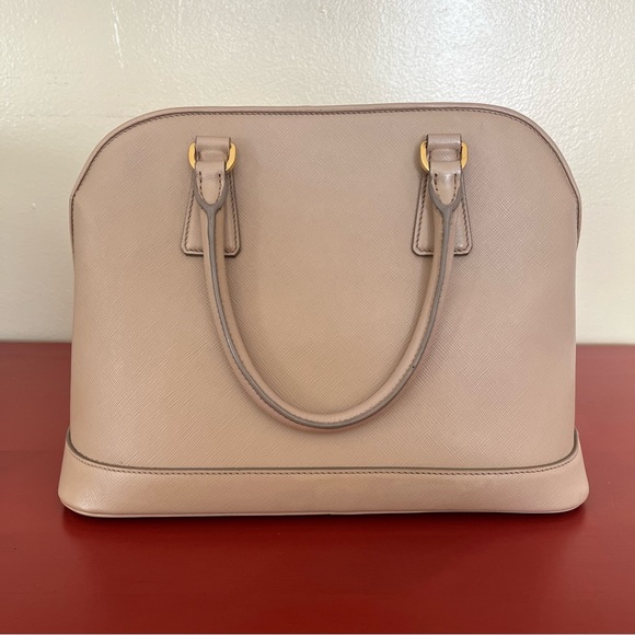 Prada Promenade Leather Saffiano Handbag - Picture 2 of 15